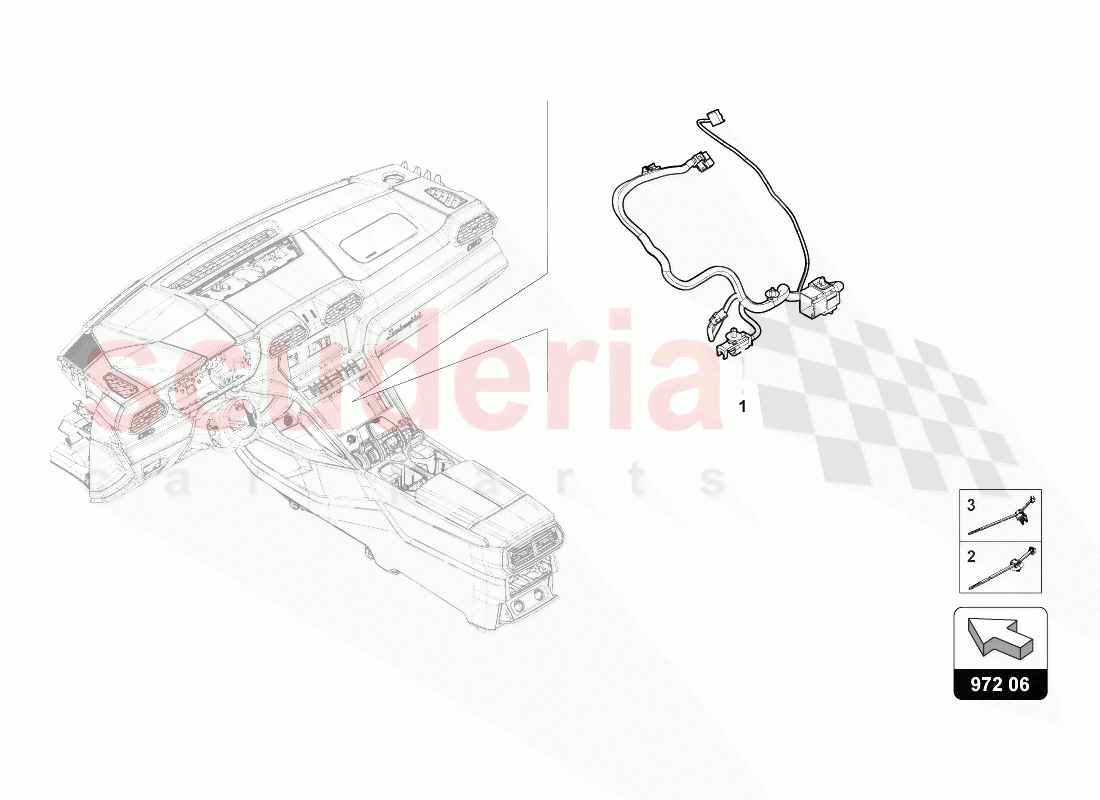 WIRE SET of Lamborghini Lamborghini Urus (2018-2019)