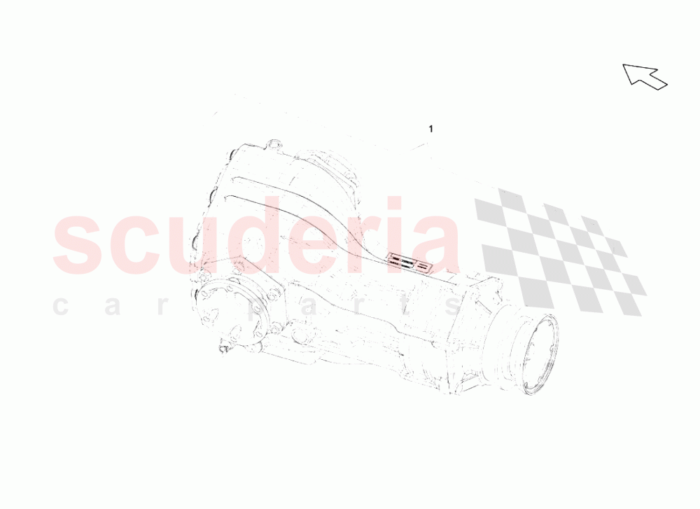 Front Differential Assembly of Lamborghini Lamborghini Gallardo (2006-2007)