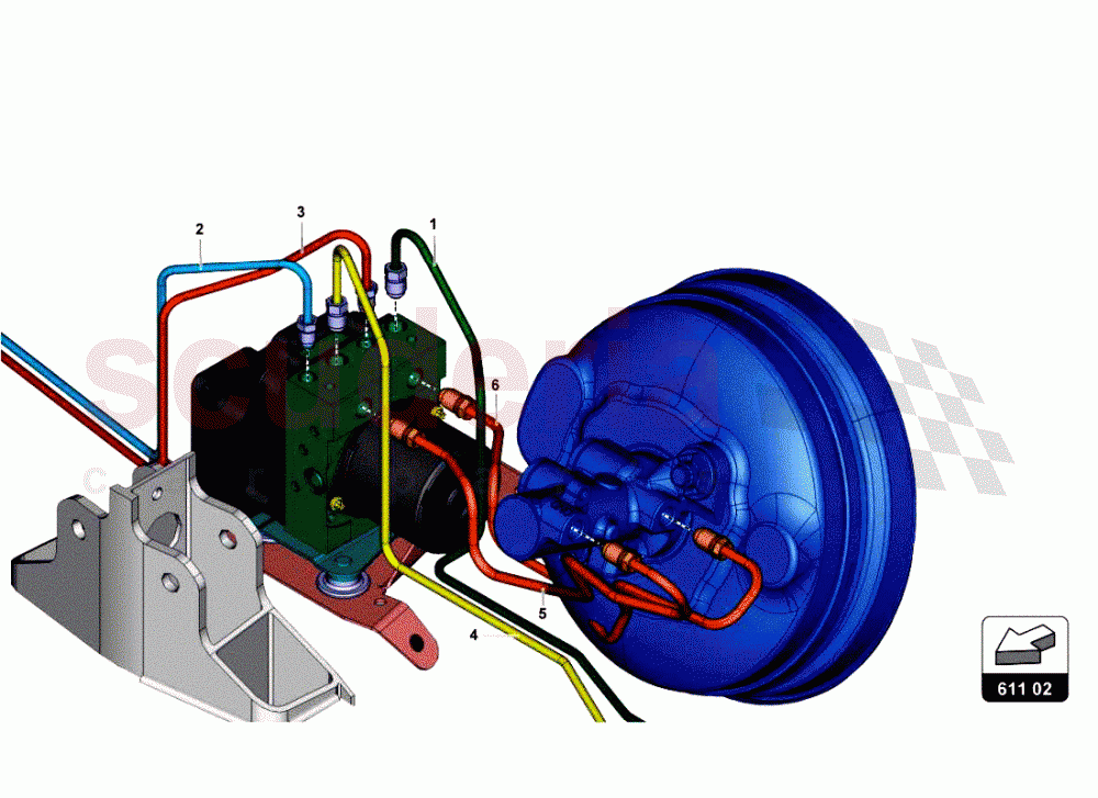BRAKE SYSTEM 2 of Lamborghini Lamborghini Aventador LP700 Roadster