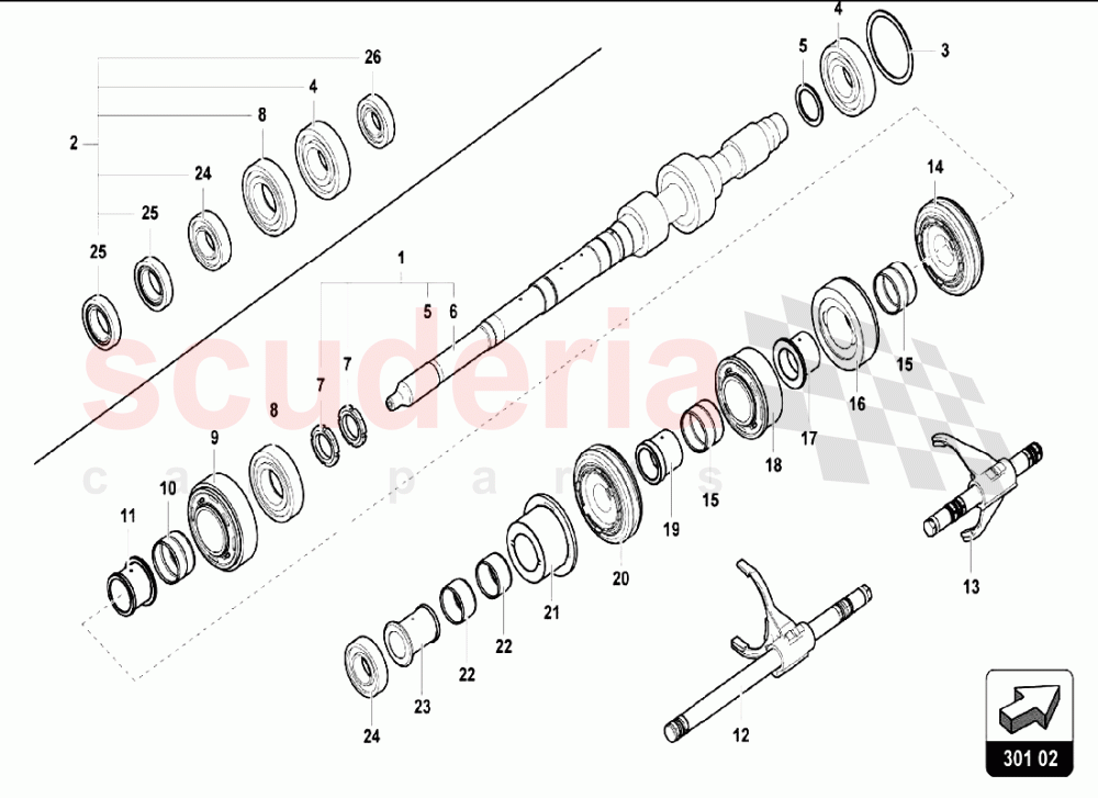 Gearbox Oil Filter - Outer Components of Lamborghini Lamborghini Aventador LP740 S