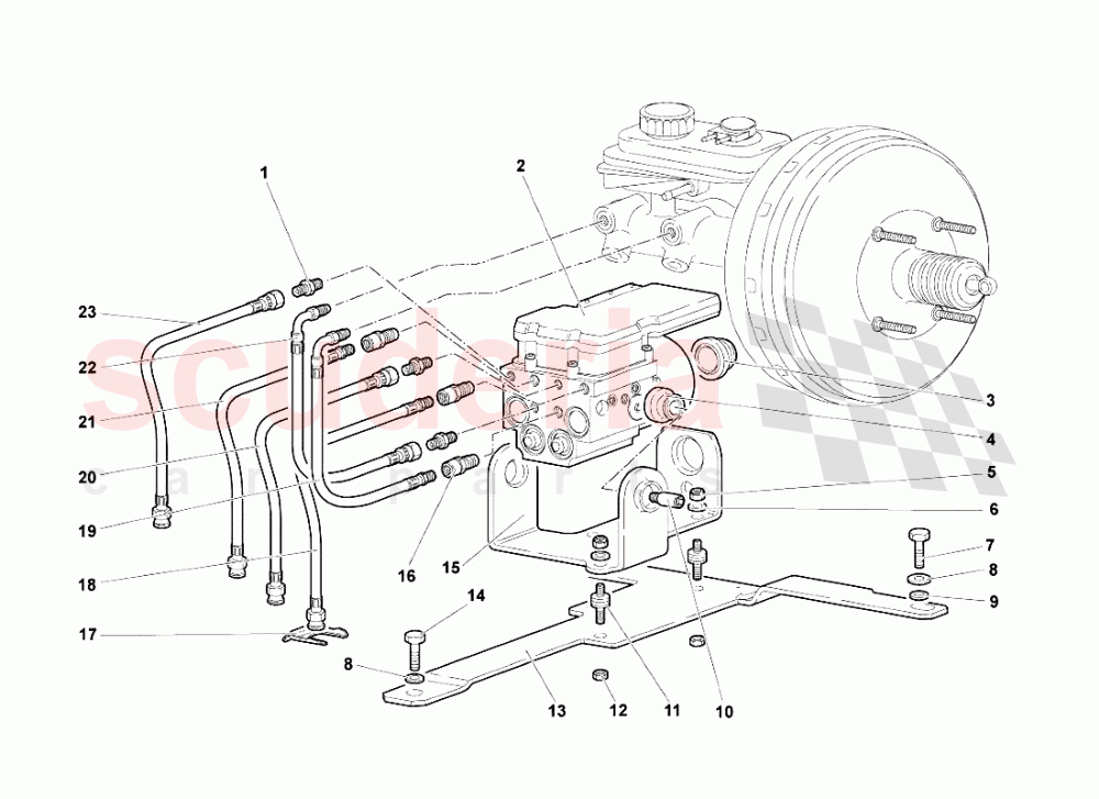 Electrohydraulic Abs Cu of Lamborghini Lamborghini Murcielago Roadster