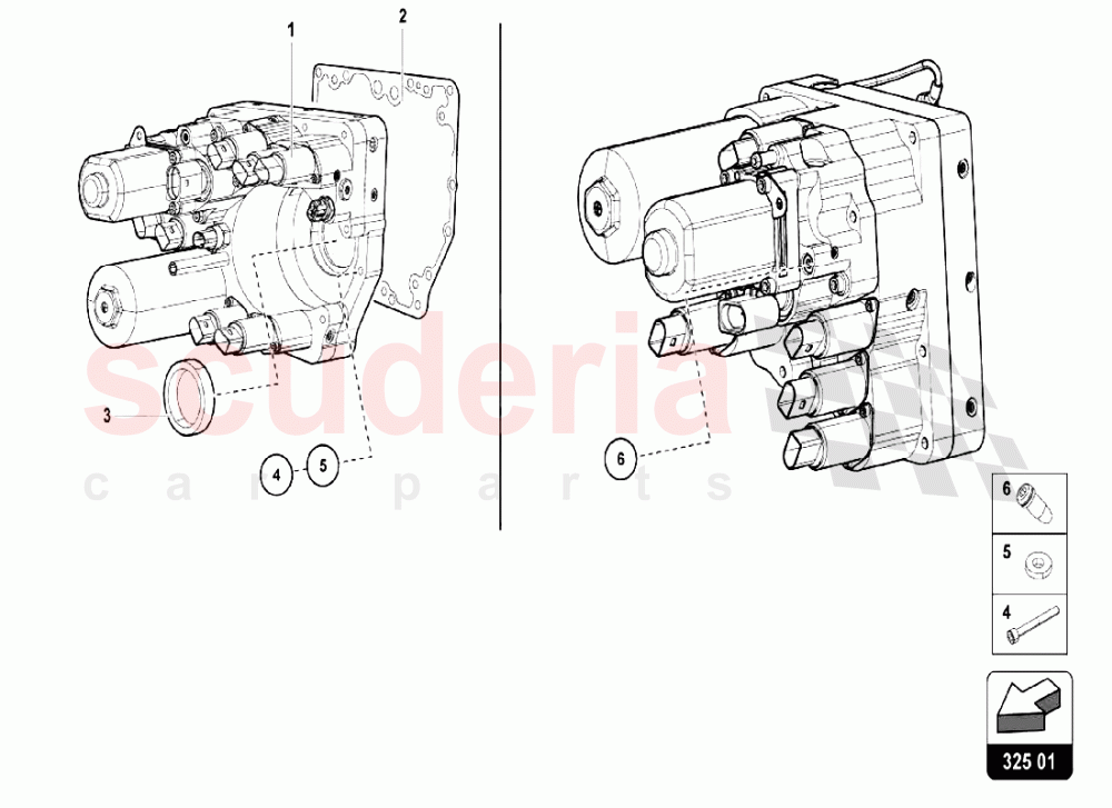 E-GEAR VALVES GROUP of Lamborghini Lamborghini Aventador LP750 SV Coupe