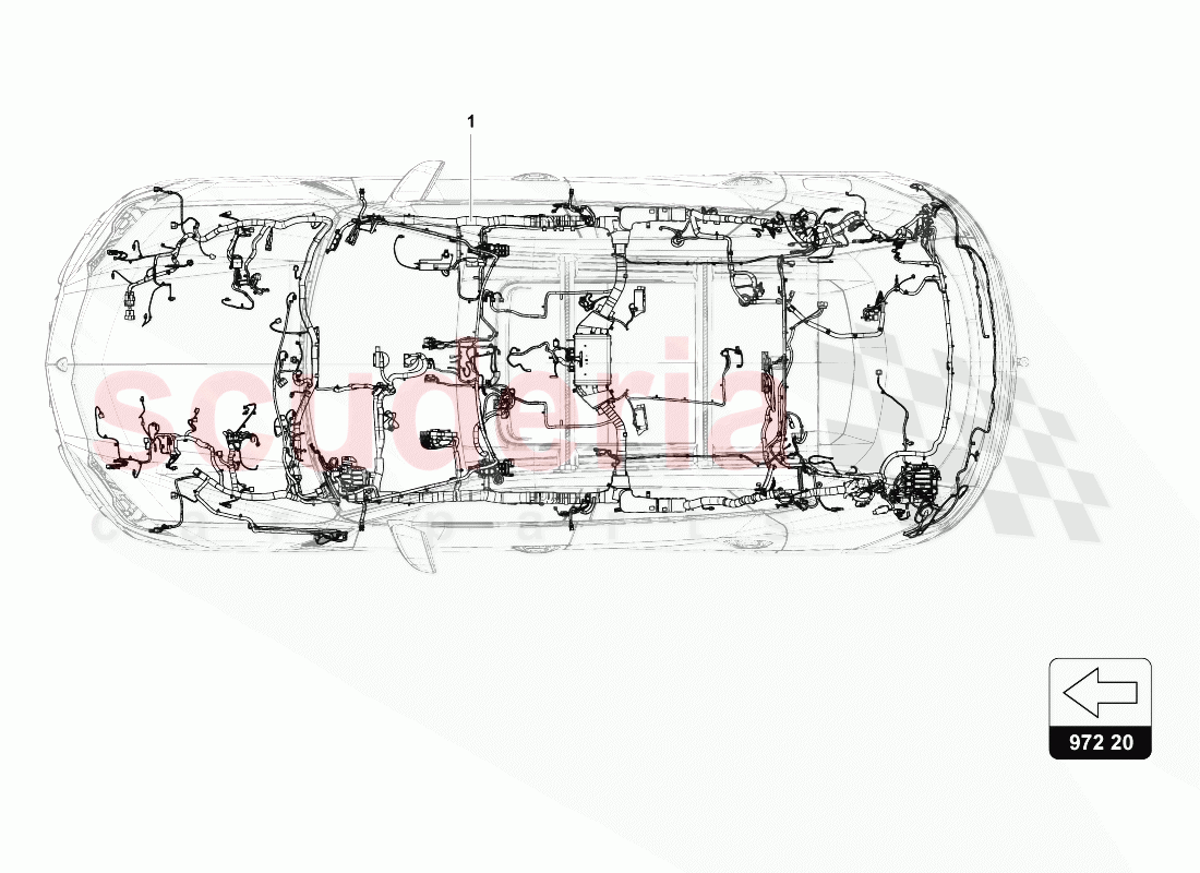 WIRING HARNESS FOR INTERIOR of Lamborghini Lamborghini Urus (2018-2019)
