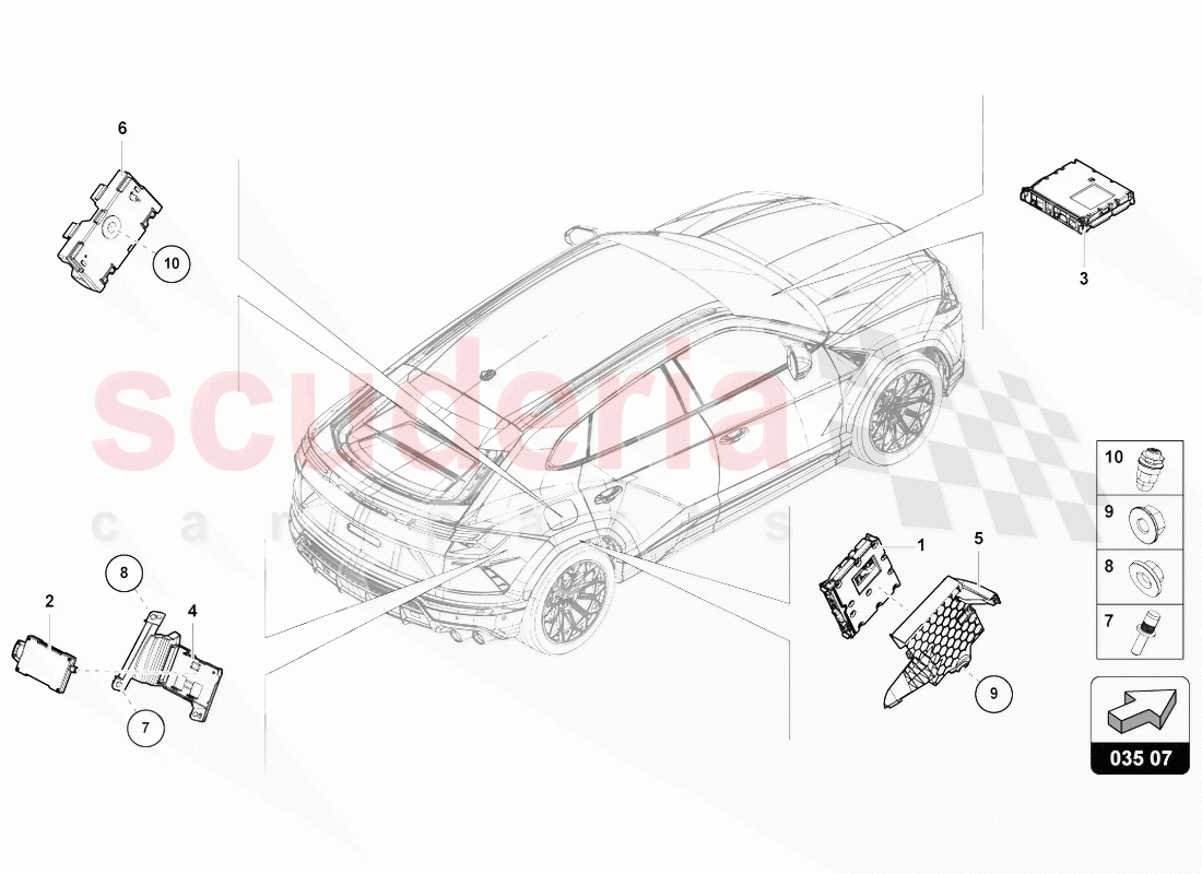 TV TUNER of Lamborghini Lamborghini Urus (2018-2019)
