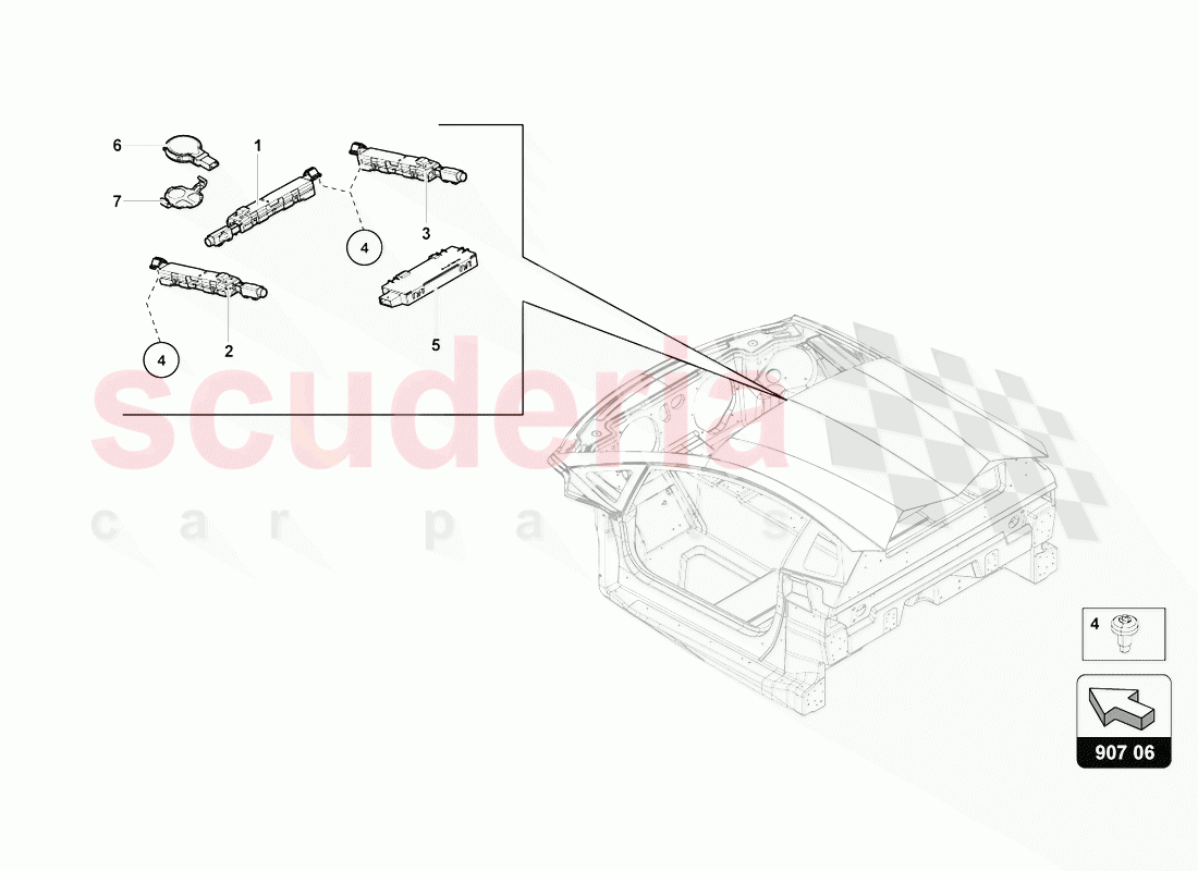 ELECTRICS of Lamborghini Lamborghini Aventador LP770 SVJ Coupe