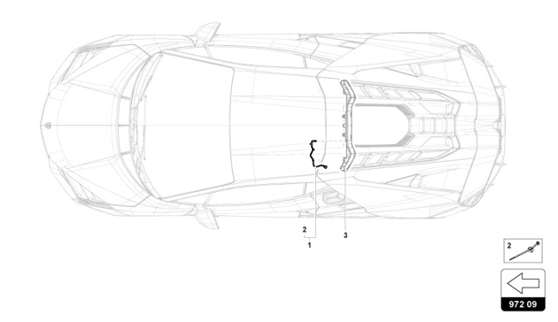 SET FOR TAIL LIGHT of Lamborghini Lamborghini REVUELTO COUPE'