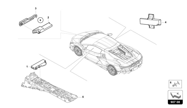 'KEYLESS ENTRY (KESSY)' of Lamborghini Lamborghini REVUELTO REVUELTO COUPE'