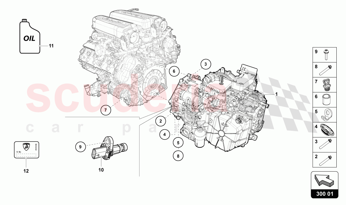 AUTOMATIC GEARBOX of Lamborghini Lamborghini Huracan Evo Spyder 2WD