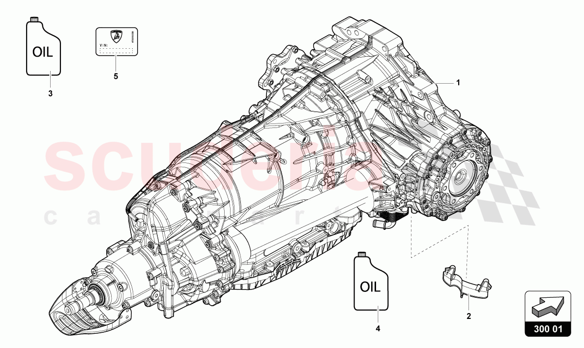 GEARBOX, COMPLETE of Lamborghini Lamborghini Urus S