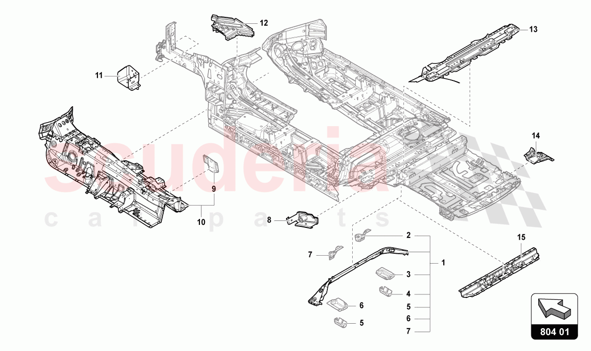 UNDERBODY of Lamborghini Lamborghini Urus S