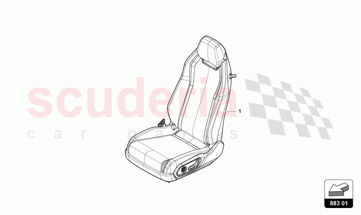 REAR SEATS of Lamborghini Lamborghini Urus S