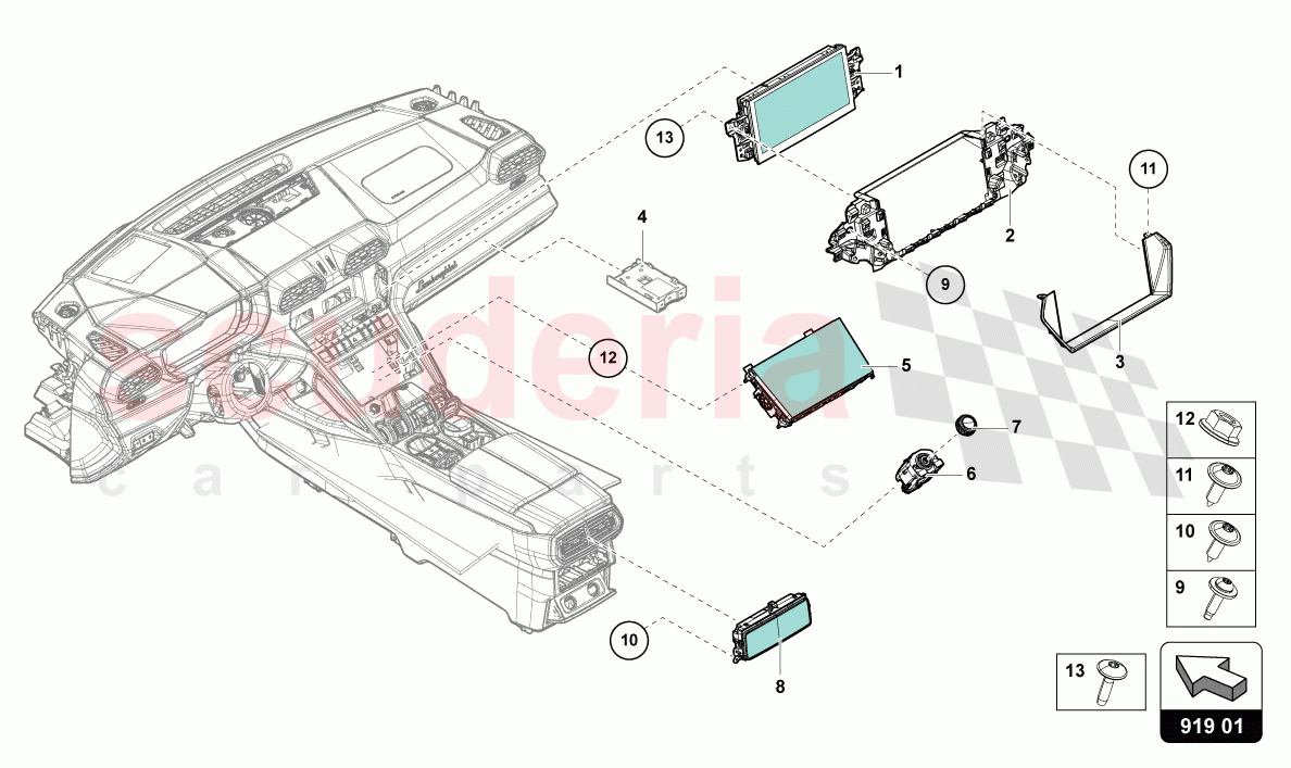 MULTIMEDIA EQUIPMENT of Lamborghini Lamborghini Urus S