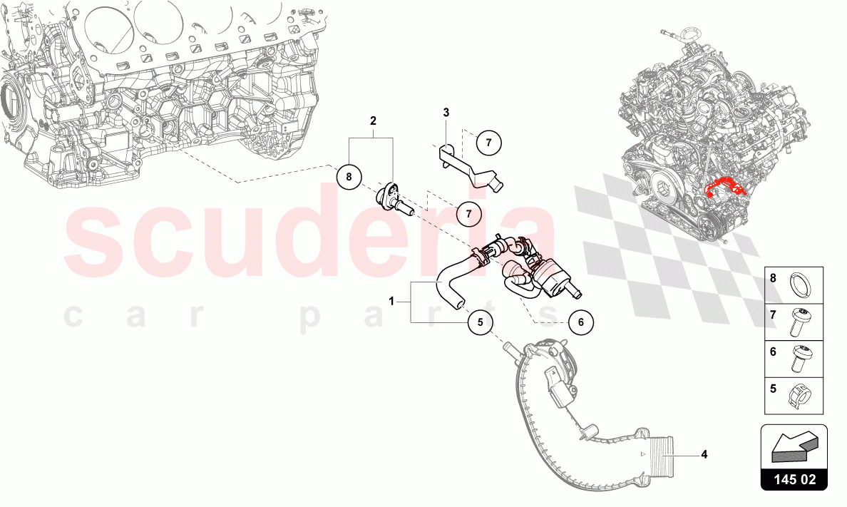 PRESSURISING VALVE of Lamborghini Lamborghini Urus (2019-2022)