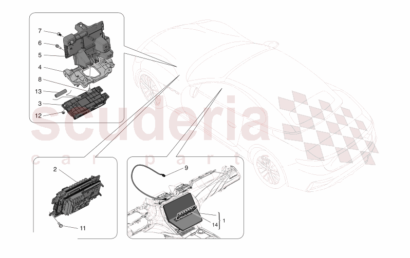 IT SYSTEM of Maserati Maserati GranCabrio M189 FOLGORE  AUTOMATIC 4WD BEV 560 kW