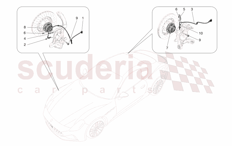 BRAKING CONTROL SYSTEMS of Maserati Maserati GranTurismo M189 FOLGORE  AUTOMATIC 4WD BEV 560 kW