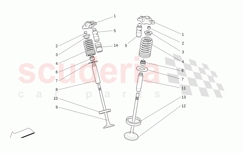 VALVES of Maserati Maserati Levante Modena Automatic 3.0 BT V6 4WD 430HP