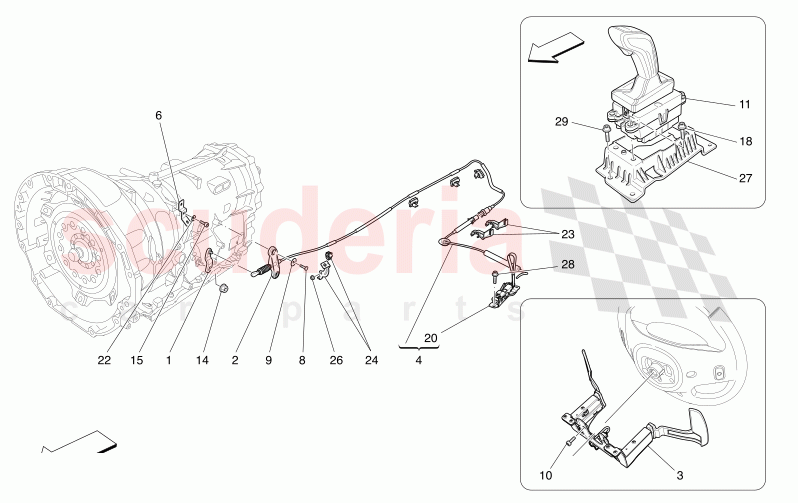 DRIVER CONTROLS FOR AUTOMATIC GEARBOX of Maserati Maserati Levante Modena Automatic 3.0 BT V6 4WD 430HP