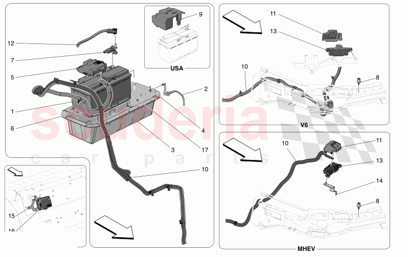 ENERGY GENERATION AND ACCUMULATION of Maserati Maserati Grecale Modena Automatic 2.0 T4 4WD 250HP MHEV