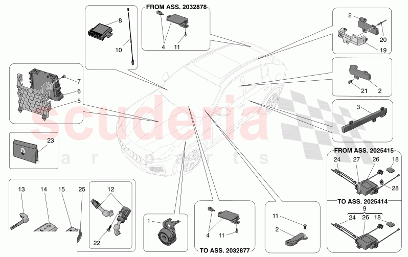 ALARM AND IMMOBILIZER SYSTEM of Maserati Maserati Grecale Modena Automatic 2.0 T4 4WD 330HP MHEV