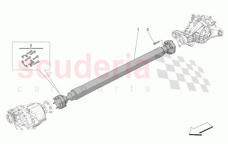 TRANSMISSION SHAFT of Maserati Maserati Grecale GT  Automatic 2.0 T4 4WD 300HP MHEV