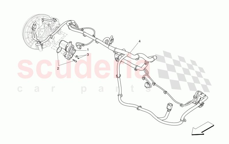 PARKING BRAKE of Maserati Maserati Levante Modena Automatic 3.0 BT V6 4WD 430HP