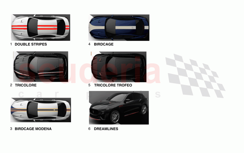 LIVERIES of Maserati Maserati Levante Modena Automatic 3.0 BT V6 4WD 430HP