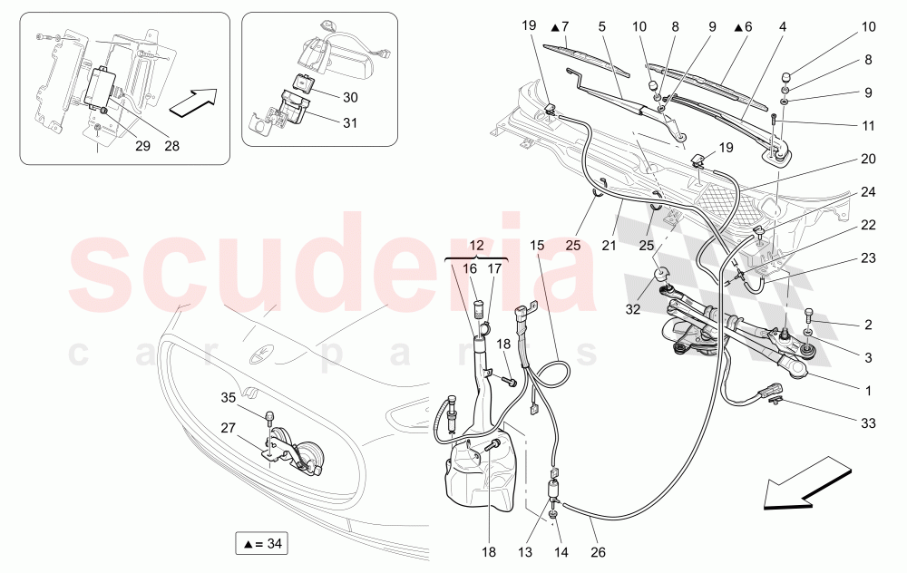 EXTERNAL VEHICLE DEVICES of Maserati Maserati GranCabrio (2013+) Sport