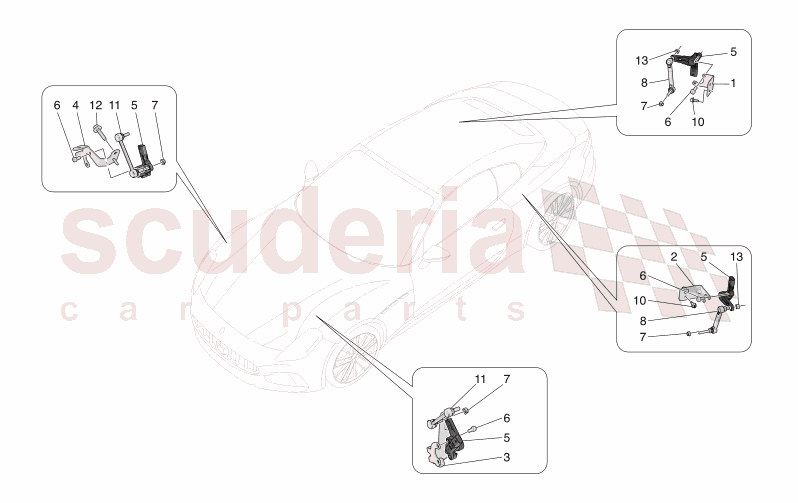 LIGHTING SYSTEM CONTROL of Maserati Maserati GranCabrio M189 FOLGORE  AUTOMATIC 4WD BEV 560 kW