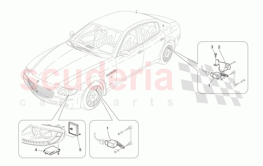 LIGHTING SYSTEM CONTROL of Maserati Maserati Quattroporte (2008-2012) 4.2