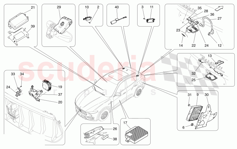 IT SYSTEM of Maserati Maserati Levante Modena Automatic 3.0 BT V6 4WD 430HP