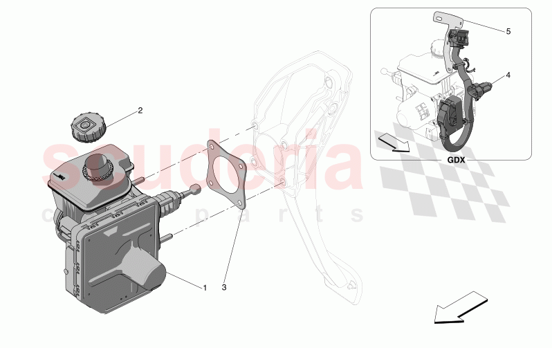BRAKE SERVO SYSTEM of Maserati Maserati Grecale GT Automatic 2.0 T4 4WD 250HP MHEV