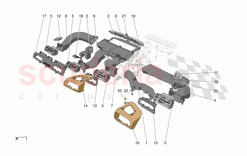 A/C UNIT: DIFFUSION of Maserati Maserati MC20 Notte Automatic 3.0 BT V6 2WD 630HP
