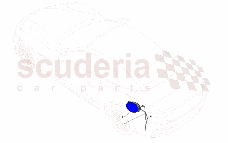 FUEL TANK DOOR AND CONTROLS of Maserati Maserati GranCabrio M189 TROFEO  AUTOMATIC 4WD 3.0 BT V6 550 HP
