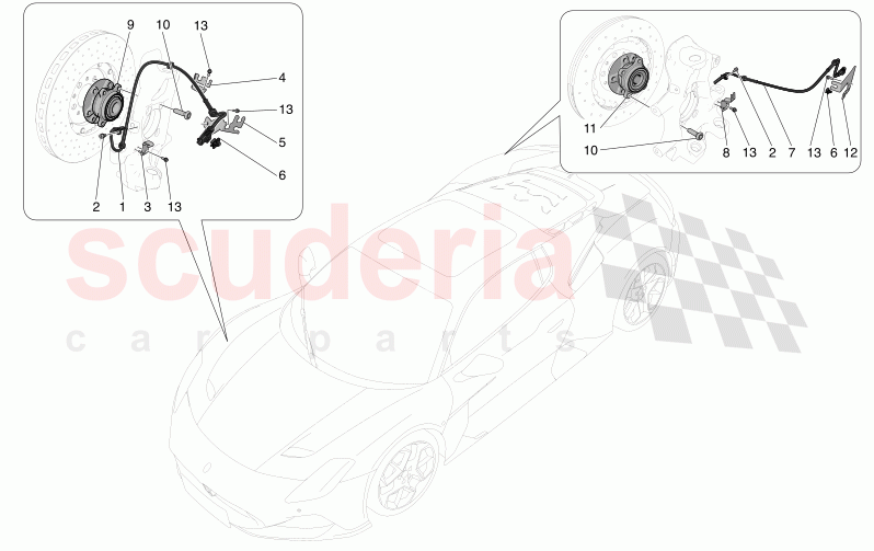 BRAKING CONTROL SYSTEMS of Maserati Maserati MC20 Automatic 3.0 BT V6 2WD 630HP