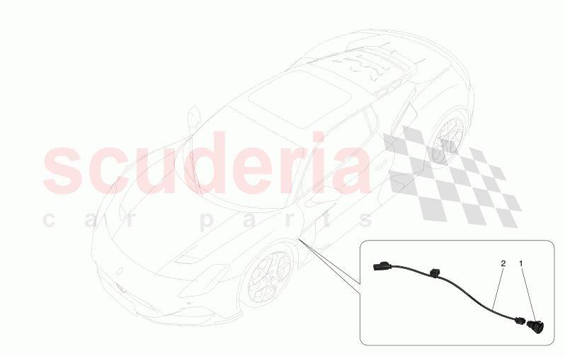 SIDE LIGHT CLUSTERS of Maserati Maserati MC20 Notte Automatic 3.0 BT V6 2WD 630HP