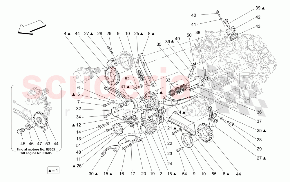 TIMING - CONTROLS of Maserati Maserati 4200 Coupe (2002-2004) GT