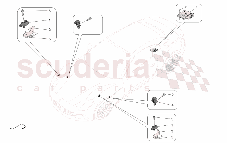 ELECTRONIC CONTROL (SUSPENSION) of Maserati Maserati GranCabrio M189 FOLGORE  AUTOMATIC 4WD BEV 560 kW