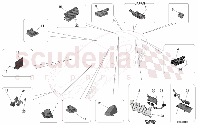 IT SYSTEM of Maserati Maserati GranTurismo M189 FOLGORE  AUTOMATIC 4WD BEV 560 kW
