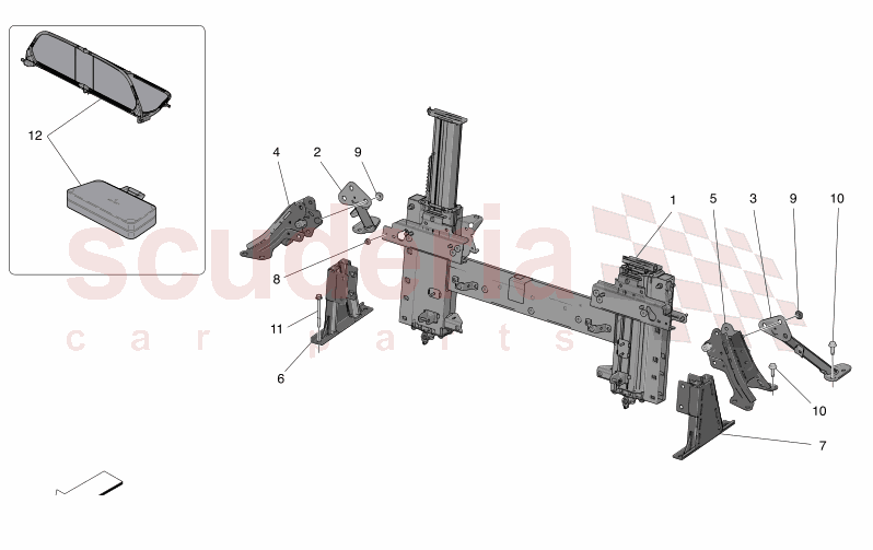 ELECTRICAL CAPOTE: ROLL BAR AND ACCESSORIES of Maserati Maserati GranCabrio M189 TROFEO  AUTOMATIC 4WD 3.0 BT V6 550 HP