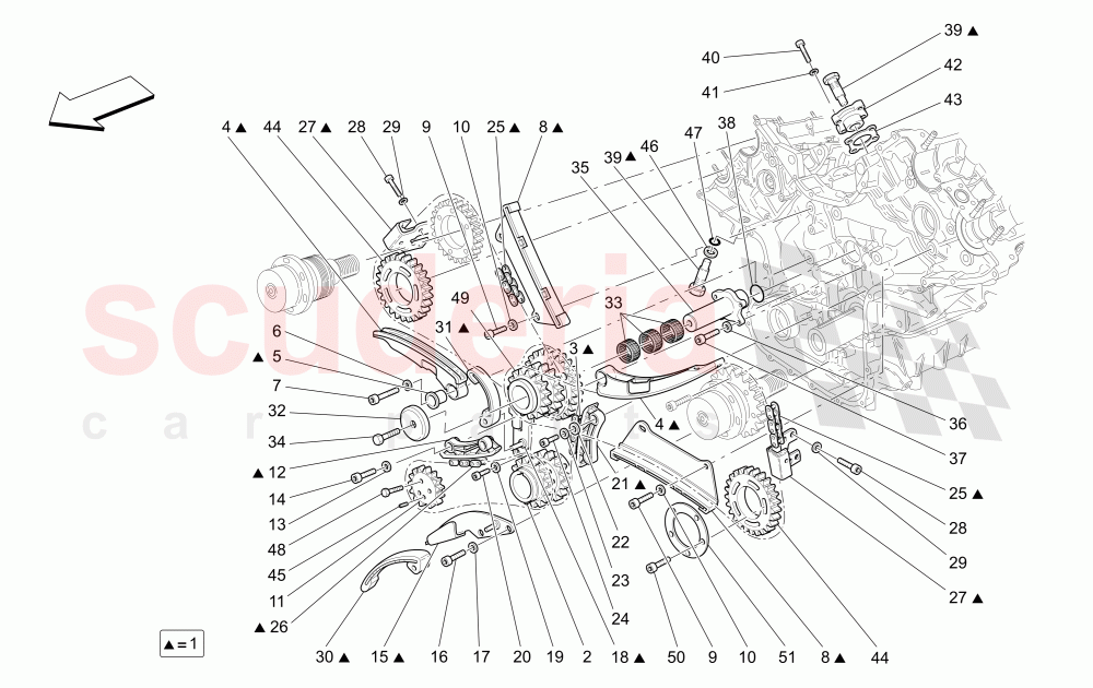 TIMING - CONTROLS of Maserati Maserati GranSport Coupe (2005-2007)