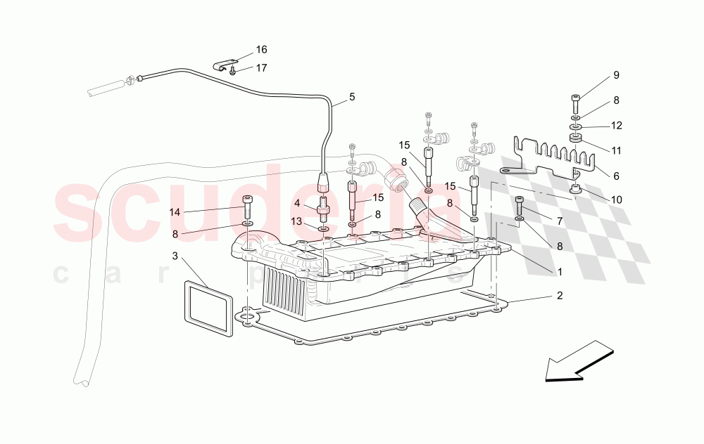 HEAT EXCHANGER of Maserati Maserati Quattroporte (2003-2007) DuoSelect
