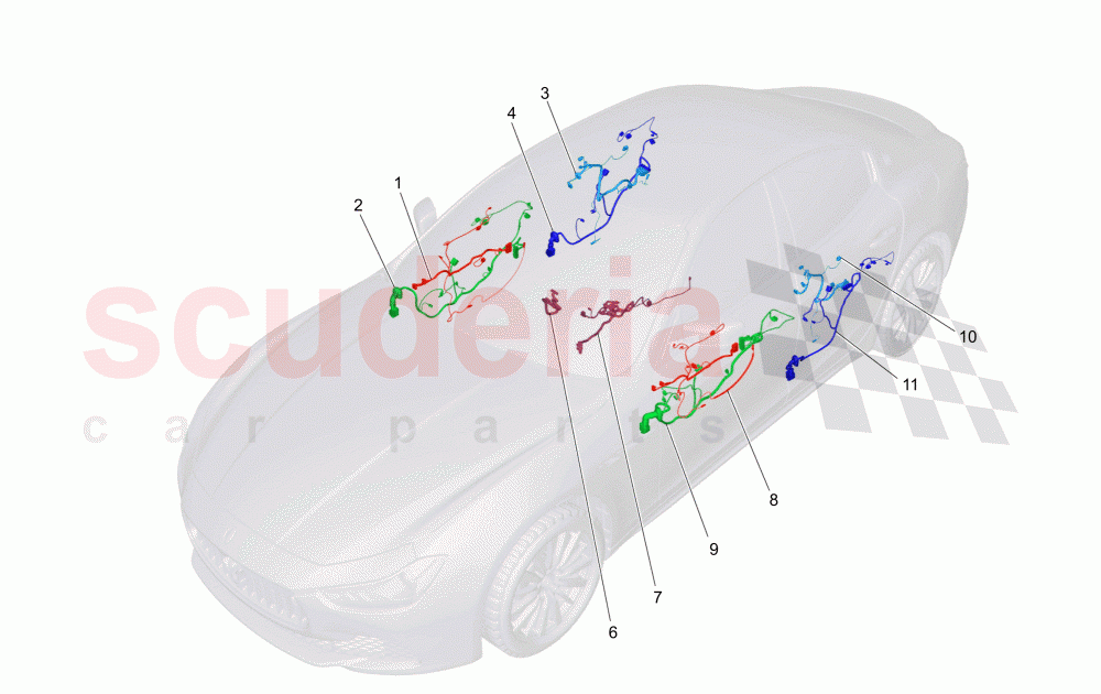 MAIN WIRING of Maserati Maserati Ghibli (2014-2016) S