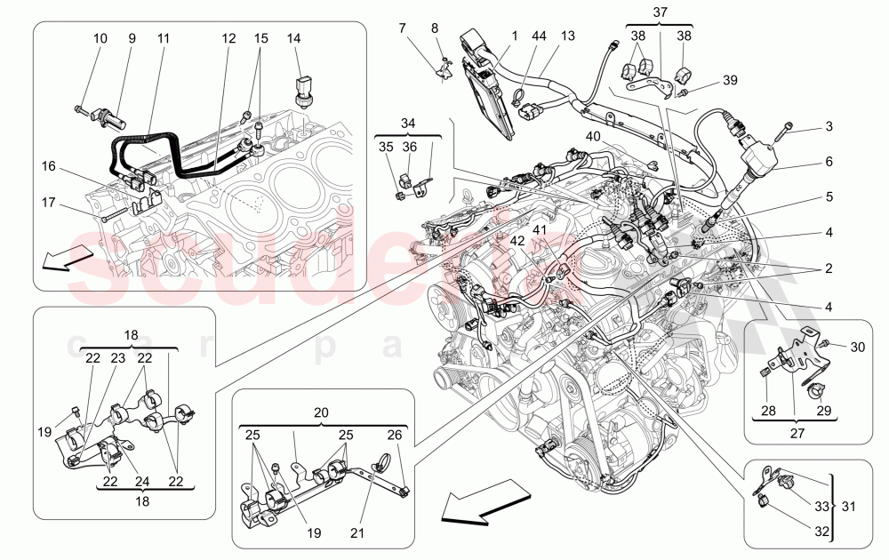 ELECTRONIC CONTROL: INJECTION AND ENGINE TIMING CONTROL of Maserati Maserati Ghibli (2017+)