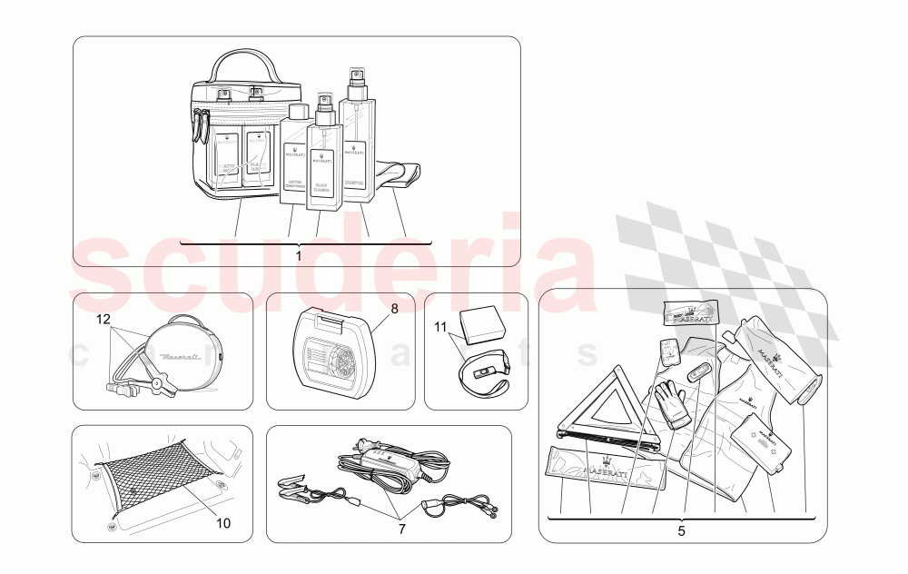 AFTER MARKET ACCESSORIES of Maserati Maserati Quattroporte (2003-2007) Auto