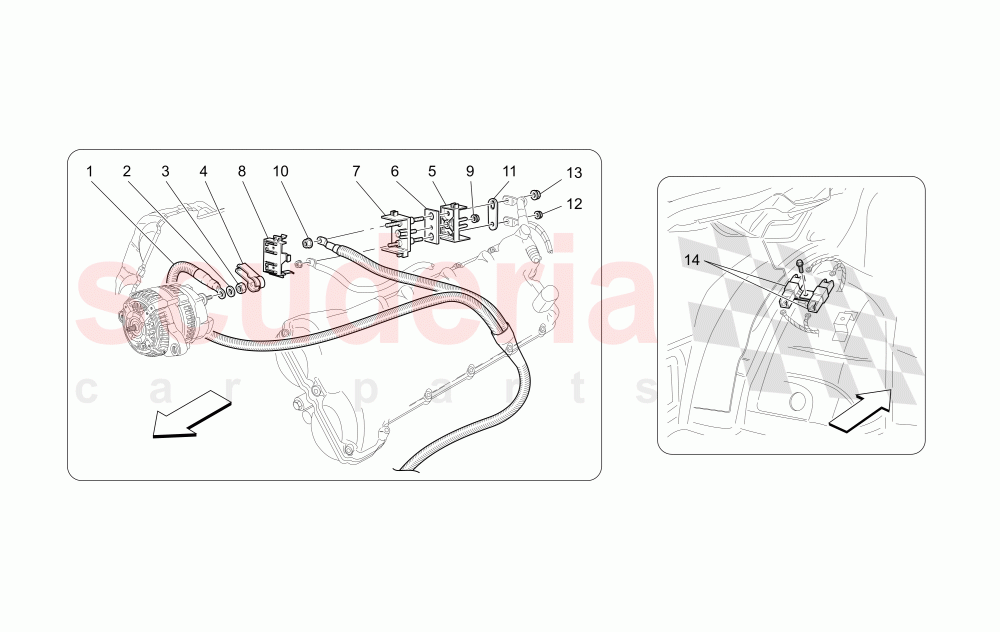 MAIN WIRING of Maserati Maserati GranTurismo (2017+) Special Edition Auto