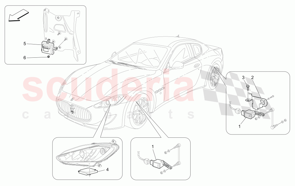 LIGHTING SYSTEM CONTROL of Maserati Maserati GranTurismo (2012-2016) Sport CC