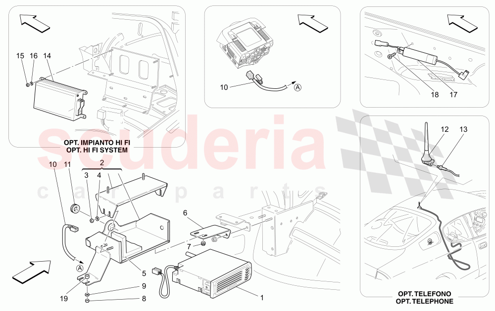 IT SYSTEM of Maserati Maserati 4200 Coupe (2005-2007) CC