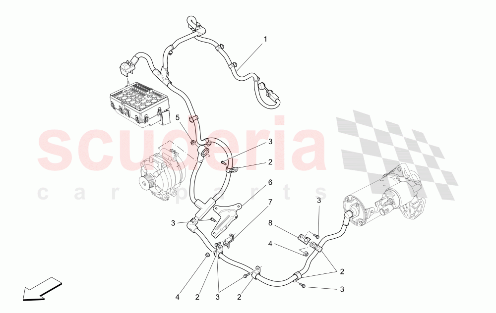 MAIN WIRING of Maserati Maserati Levante (2017+) Diesel