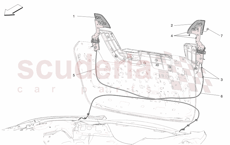ELECTRICAL CAPOTE: FLAPS of Maserati Maserati GranCabrio M189 TROFEO  AUTOMATIC 4WD 3.0 BT V6 550 HP