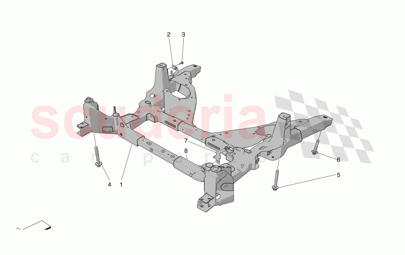 FRONT UNDERCHASSIS of Maserati Maserati Grecale GT  Automatic 2.0 T4 4WD 300HP MHEV